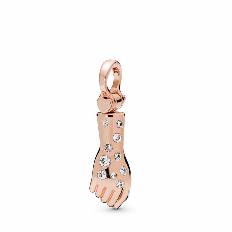 Pandora Rose™ Female Empowerment Pendant - Pandora Rose/Cubic Zirconia - Canada | IS5744AM